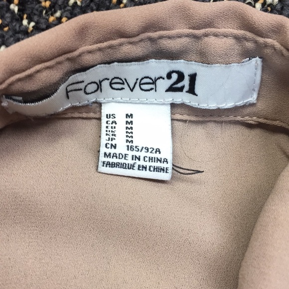 Tan button down blouse - Picture 2 of 2